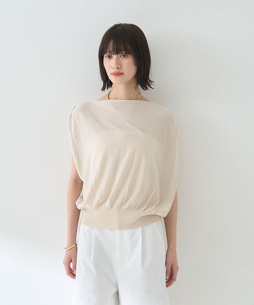 Rouge vif la cle / ルージュ・ヴィフ ラクレ ニット・セーター | ドレープニットプルオーバー | 詳細7