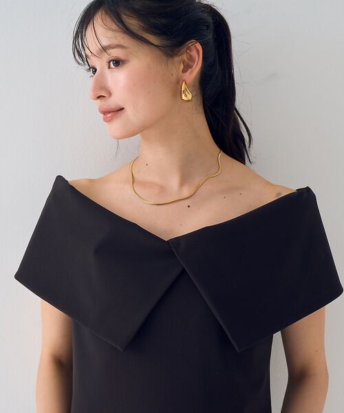 Rouge vif la cle / ルージュ・ヴィフ ラクレ ワンピース | 【撥水】大衿トリコットワンピース | 詳細14