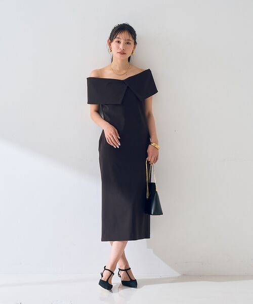 Rouge vif la cle / ルージュ・ヴィフ ラクレ ワンピース | 【撥水】大衿トリコットワンピース | 詳細2