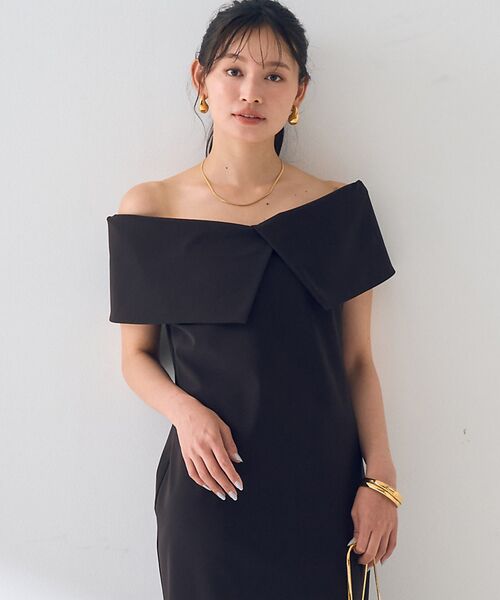 Rouge vif la cle / ルージュ・ヴィフ ラクレ ワンピース | 【撥水】大衿トリコットワンピース | 詳細6