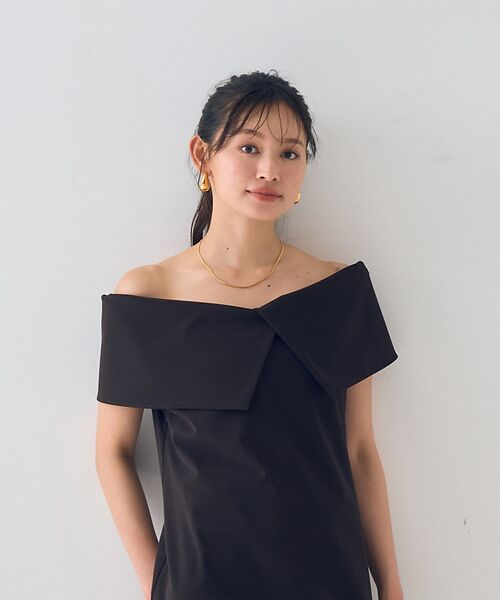 Rouge vif la cle / ルージュ・ヴィフ ラクレ ワンピース | 【撥水】大衿トリコットワンピース | 詳細7