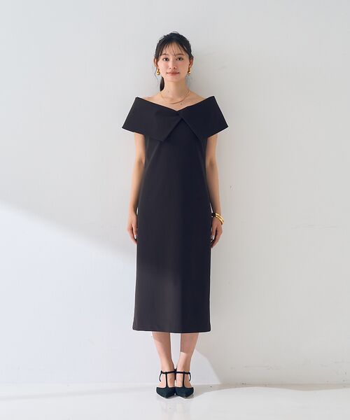 Rouge vif la cle / ルージュ・ヴィフ ラクレ ワンピース | 【撥水】大衿トリコットワンピース | 詳細8