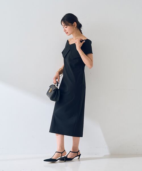 Rouge vif la cle / ルージュ・ヴィフ ラクレ ワンピース | 【撥水】大衿トリコットワンピース | 詳細21