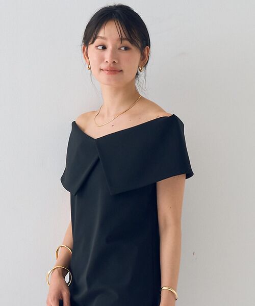 Rouge vif la cle / ルージュ・ヴィフ ラクレ ワンピース | 【撥水】大衿トリコットワンピース | 詳細24