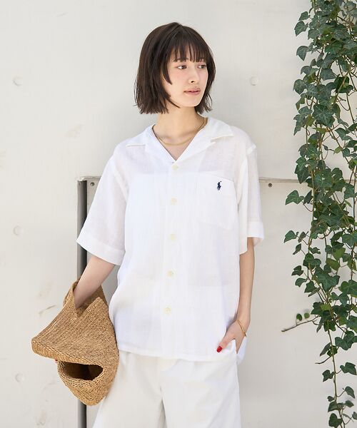 Rouge vif la cle / ルージュ・ヴィフ ラクレ シャツ・ブラウス | 【POLO RALPH LAUREN/ポロラルフローレン】クラシックフィットリネ | 詳細1