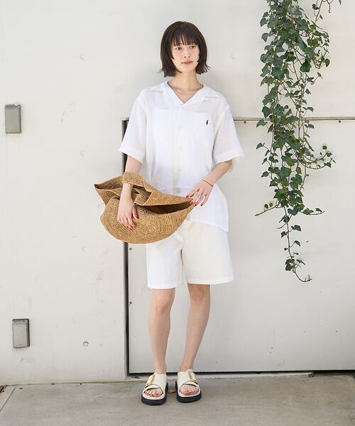 Rouge vif la cle / ルージュ・ヴィフ ラクレ シャツ・ブラウス | 【POLO RALPH LAUREN/ポロラルフローレン】クラシックフィットリネ | 詳細5