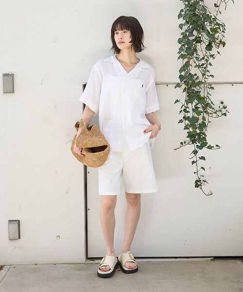 Rouge vif la cle / ルージュ・ヴィフ ラクレ シャツ・ブラウス | 【POLO RALPH LAUREN/ポロラルフローレン】クラシックフィットリネ | 詳細6