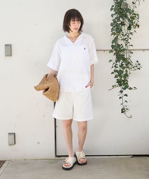 Rouge vif la cle / ルージュ・ヴィフ ラクレ シャツ・ブラウス | 【POLO RALPH LAUREN/ポロラルフローレン】クラシックフィットリネ | 詳細7