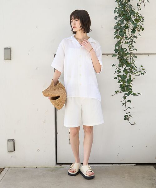 Rouge vif la cle / ルージュ・ヴィフ ラクレ シャツ・ブラウス | 【POLO RALPH LAUREN/ポロラルフローレン】クラシックフィットリネ | 詳細8