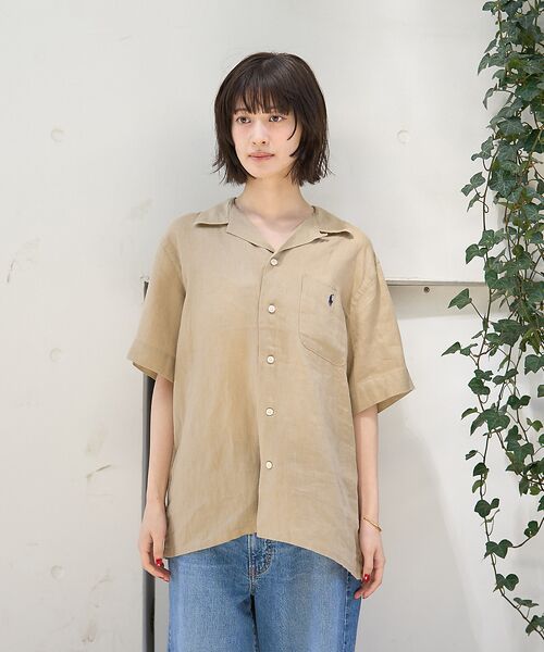 Rouge vif la cle / ルージュ・ヴィフ ラクレ シャツ・ブラウス | 【POLO RALPH LAUREN/ポロラルフローレン】クラシックフィットリネ | 詳細20