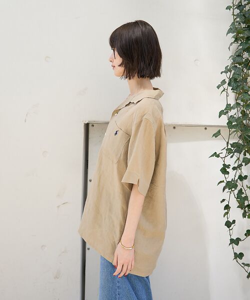 Rouge vif la cle / ルージュ・ヴィフ ラクレ シャツ・ブラウス | 【POLO RALPH LAUREN/ポロラルフローレン】クラシックフィットリネ | 詳細21