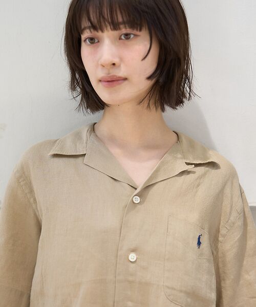 Rouge vif la cle / ルージュ・ヴィフ ラクレ シャツ・ブラウス | 【POLO RALPH LAUREN/ポロラルフローレン】クラシックフィットリネ | 詳細24