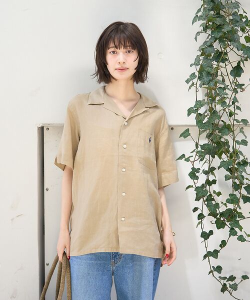 Rouge vif la cle / ルージュ・ヴィフ ラクレ シャツ・ブラウス | 【POLO RALPH LAUREN/ポロラルフローレン】クラシックフィットリネ | 詳細11