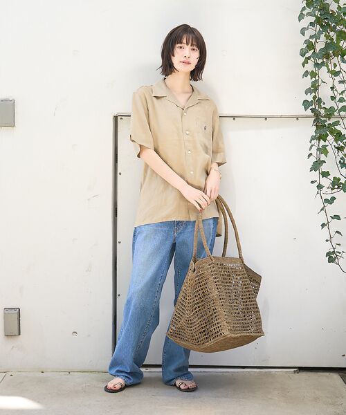 Rouge vif la cle / ルージュ・ヴィフ ラクレ シャツ・ブラウス | 【POLO RALPH LAUREN/ポロラルフローレン】クラシックフィットリネ | 詳細16