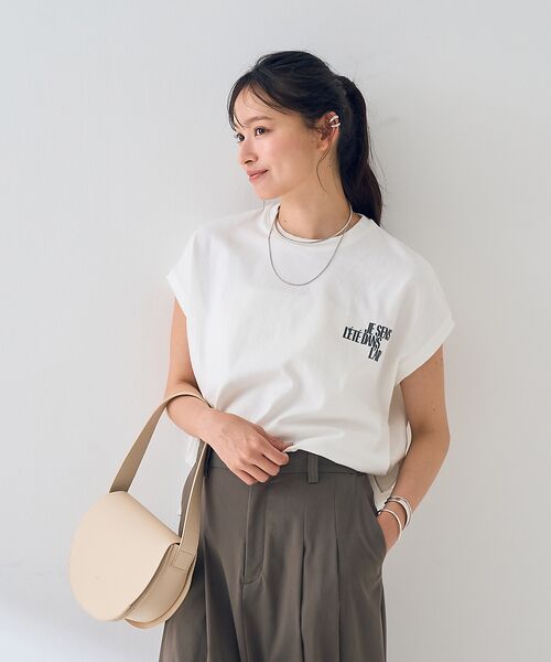 Rouge vif la cle / ルージュ・ヴィフ ラクレ Tシャツ | 【upper hights/アッパーハイツ】BIG NO SLEEVE T ノー | 詳細1