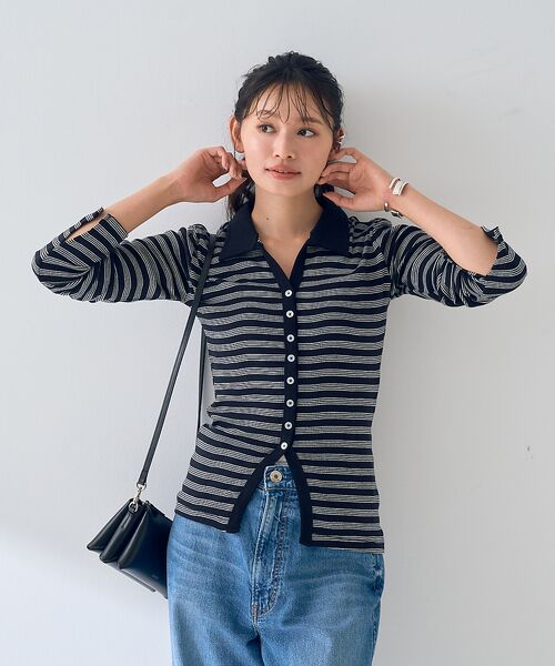 Rouge vif la cle / ルージュ・ヴィフ ラクレ カーディガン・ボレロ | 【Robert P.Miller / ロバートピーミラー】Prib Cardig | 詳細1