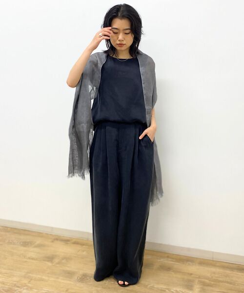 Rouge vif la cle / ルージュ・ヴィフ ラクレ マフラー・ショール・スヌード・ストール | 【The Bagmati/ザ バグマティ】リネンストール | 詳細10