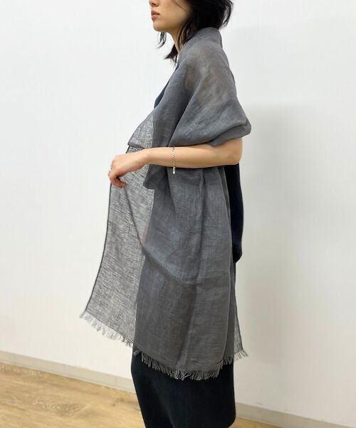 Rouge vif la cle / ルージュ・ヴィフ ラクレ マフラー・ショール・スヌード・ストール | 【The Bagmati/ザ バグマティ】リネンストール | 詳細4