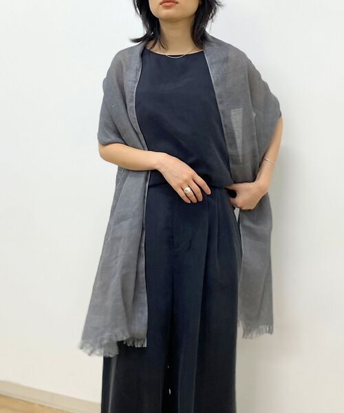 Rouge vif la cle / ルージュ・ヴィフ ラクレ マフラー・ショール・スヌード・ストール | 【The Bagmati/ザ バグマティ】リネンストール | 詳細6