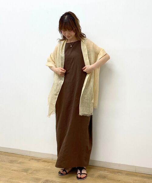 Rouge vif la cle / ルージュ・ヴィフ ラクレ マフラー・ショール・スヌード・ストール | 【The Bagmati/ザ バグマティ】リネンストール | 詳細7