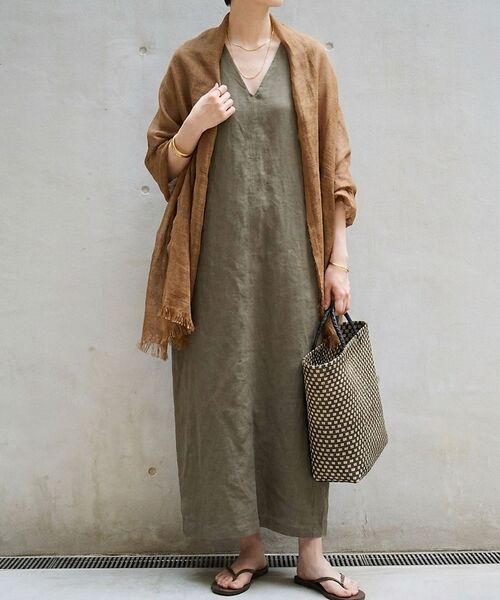 Rouge vif la cle / ルージュ・ヴィフ ラクレ マフラー・ショール・スヌード・ストール | 【追加】【The Bagmati/ザ バグマティ】リネンストール【予約】 | 詳細24