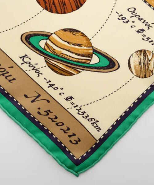 Rouge vif la cle / ルージュ・ヴィフ ラクレ バンダナ・スカーフ | 【manipuri/マニプリ】ホロスコープ シルクスカーフ 65×65 | 詳細7