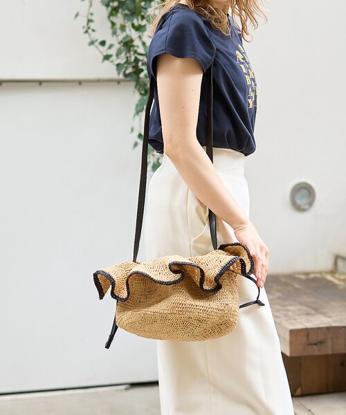 Rouge vif la cle / ルージュ・ヴィフ ラクレ ショルダーバッグ | 【MADE IN MADA /メイドインマダ】ANDRY S ショルダーかごバッ | 詳細3