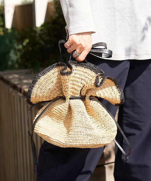 Rouge vif la cle / ルージュ・ヴィフ ラクレ ショルダーバッグ | 【MADE IN MADA /メイドインマダ】ANDRY S ショルダーかごバッ | 詳細8