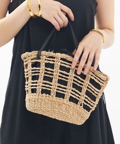 DEMELLIER/デメリエー】Mini Santorini カゴバッグ （かごバッグ