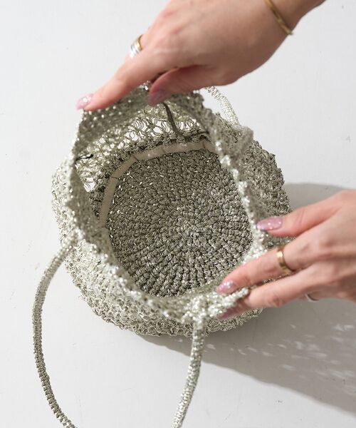 Rouge vif la cle / ルージュ・ヴィフ ラクレ トートバッグ | 【The Bagmati/ザ バグマティ】メタリックネットバッグ | 詳細14