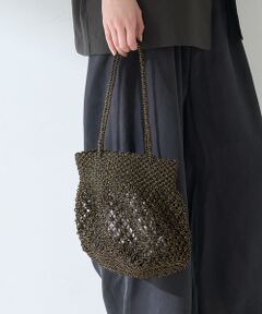 Rouge vif la cle / ルージュ・ヴィフ ラクレ ショルダーバッグ | 【The Bagmati/ザ バグマティ】メタリックラメ糸ネットバッグ