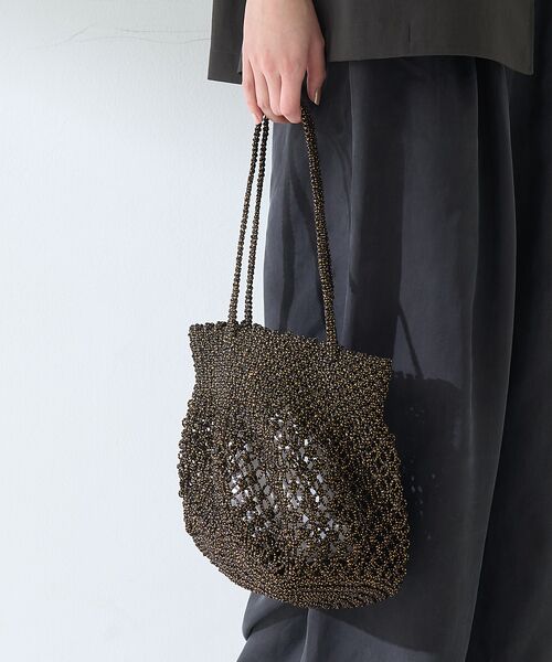 Rouge vif la cle / ルージュ・ヴィフ ラクレ ショルダーバッグ | 【The Bagmati/ザ バグマティ】メタリックラメ糸ネットバッグ | 詳細1