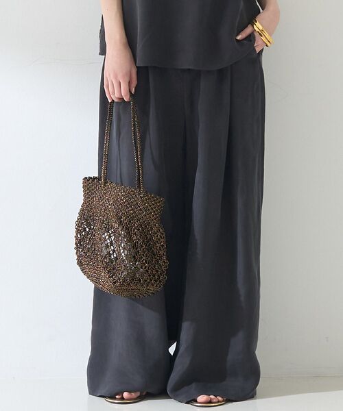 Rouge vif la cle / ルージュ・ヴィフ ラクレ ショルダーバッグ | 【The Bagmati/ザ バグマティ】メタリックラメ糸ネットバッグ | 詳細12