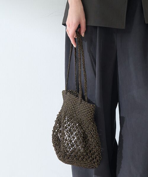 Rouge vif la cle / ルージュ・ヴィフ ラクレ ショルダーバッグ | 【The Bagmati/ザ バグマティ】メタリックラメ糸ネットバッグ | 詳細2