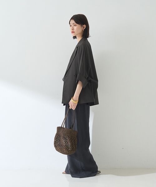 Rouge vif la cle / ルージュ・ヴィフ ラクレ ショルダーバッグ | 【The Bagmati/ザ バグマティ】メタリックラメ糸ネットバッグ | 詳細3