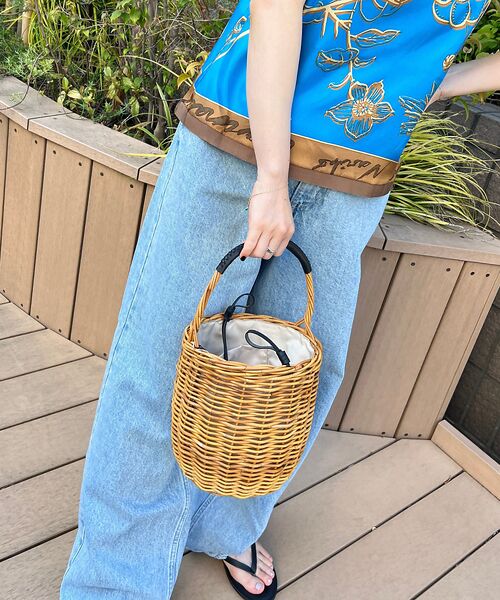 Rouge vif la cle / ルージュ・ヴィフ ラクレ かごバック | 【manipuri/マニプリ】カゴバッグスカーフセット | 詳細5