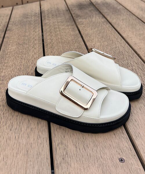 【未使用】A_【MOHI/モヒ】バックル厚底サンダル　24センチ MOHI/モヒ】バックル厚底サンダル｜OUTLET / アウトレット