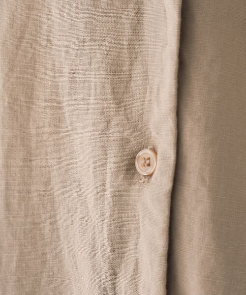 Rouge vif la cle / ルージュ・ヴィフ ラクレ シャツ・ブラウス | 麻混変形フォルムシャツ | 詳細21