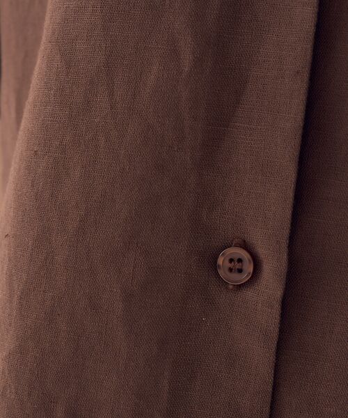 Rouge vif la cle / ルージュ・ヴィフ ラクレ シャツ・ブラウス | 麻混変形フォルムシャツ | 詳細27