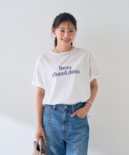 Rouge vif la cle / ルージュ・ヴィフ ラクレ Tシャツ | ターンバックロゴTシャツ | 詳細1