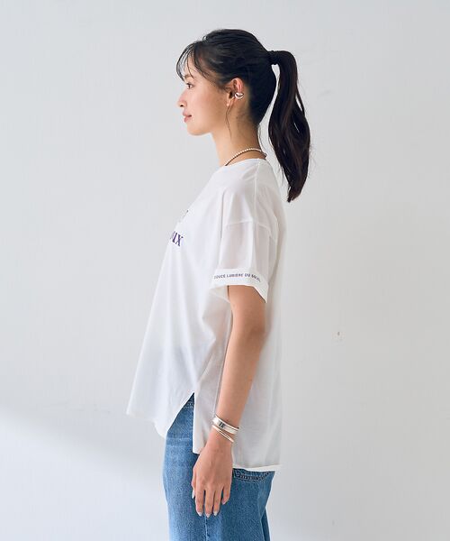 Rouge vif la cle / ルージュ・ヴィフ ラクレ Tシャツ | ターンバックロゴTシャツ | 詳細11