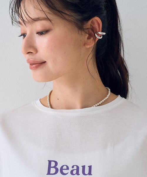 Rouge vif la cle / ルージュ・ヴィフ ラクレ Tシャツ | ターンバックロゴTシャツ | 詳細13