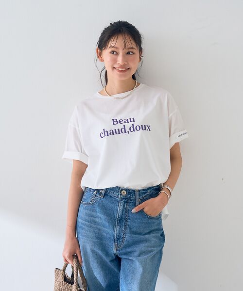 Rouge vif la cle / ルージュ・ヴィフ ラクレ Tシャツ | ターンバックロゴTシャツ | 詳細2
