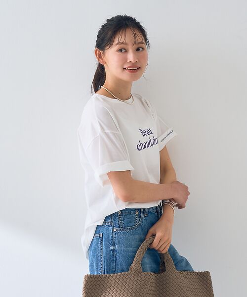 Rouge vif la cle / ルージュ・ヴィフ ラクレ Tシャツ | ターンバックロゴTシャツ | 詳細3