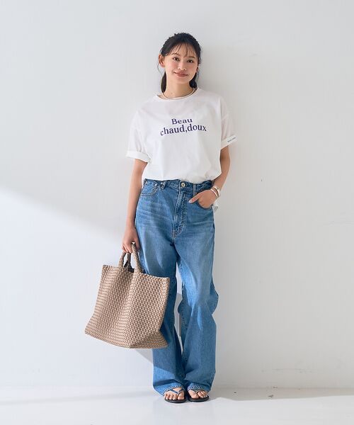 Rouge vif la cle / ルージュ・ヴィフ ラクレ Tシャツ | ターンバックロゴTシャツ | 詳細5