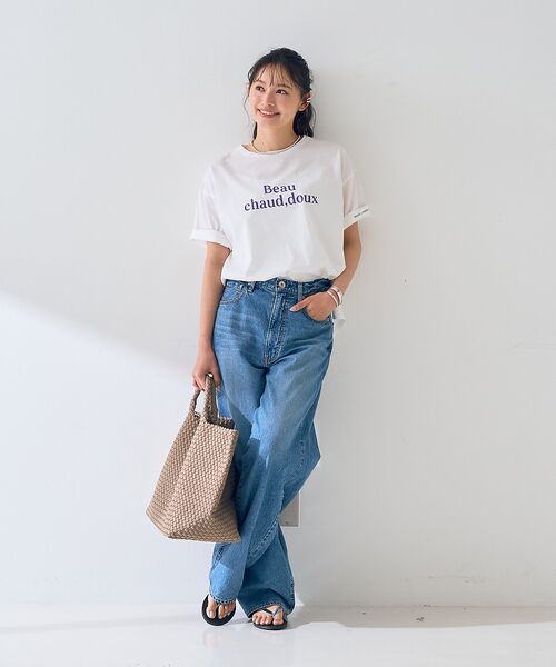 Rouge vif la cle / ルージュ・ヴィフ ラクレ Tシャツ | ターンバックロゴTシャツ | 詳細6