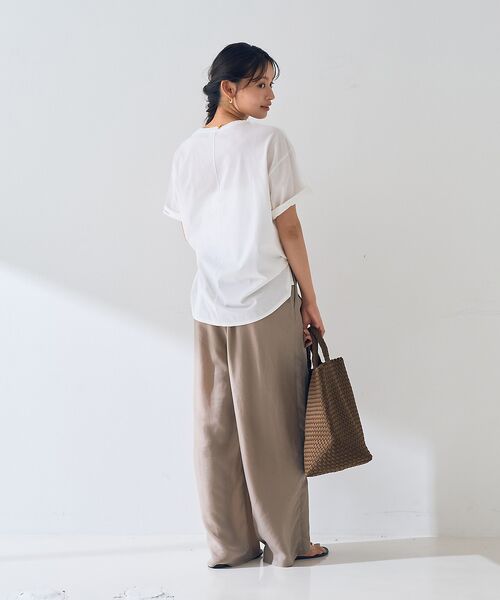 Rouge vif la cle / ルージュ・ヴィフ ラクレ Tシャツ | ターンバックロゴTシャツ | 詳細25