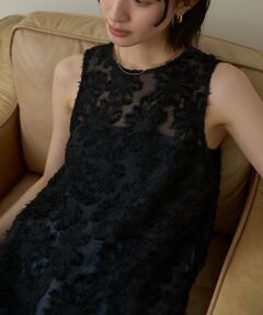 Rouge vif la cle / ルージュ・ヴィフ ラクレ シャツ・ブラウス | 【一部店舗限定】フラワーフェザーアメスリブラウス