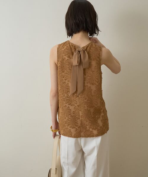 Rouge vif la cle / ルージュ・ヴィフ ラクレ シャツ・ブラウス | 【一部店舗限定】フラワーフェザーアメスリブラウス | 詳細12