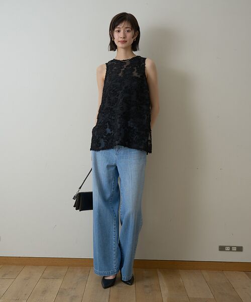 Rouge vif la cle / ルージュ・ヴィフ ラクレ シャツ・ブラウス | 【一部店舗限定】フラワーフェザーアメスリブラウス | 詳細19